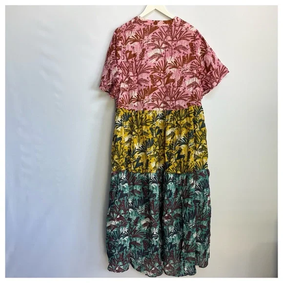 NWT Anthropologie The Kallie Flowy Relaxed Fit Maxi Dress, M - Picture 8 of 10
